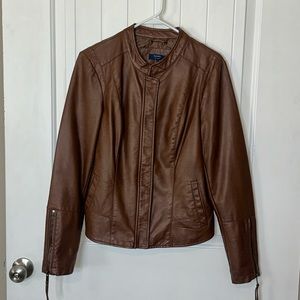 Kaari leather jacket NWOT